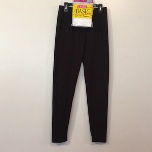 Brown Leggings & White Basic Ladies 6/Pk undies SM